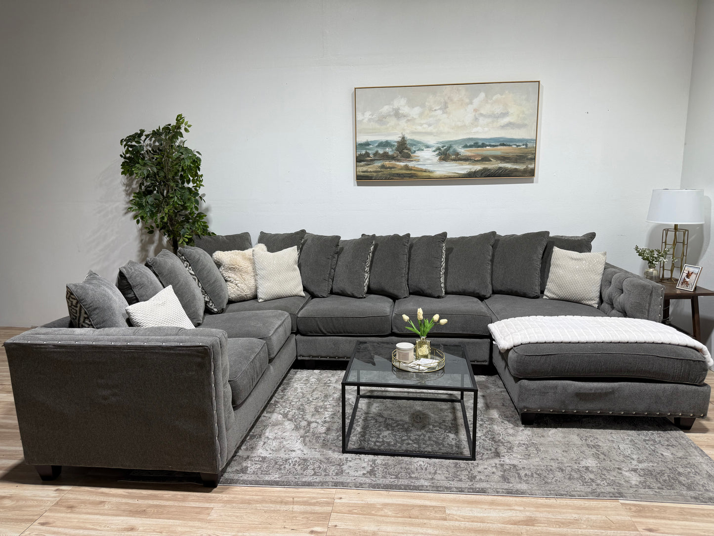 Large Grey Sectional