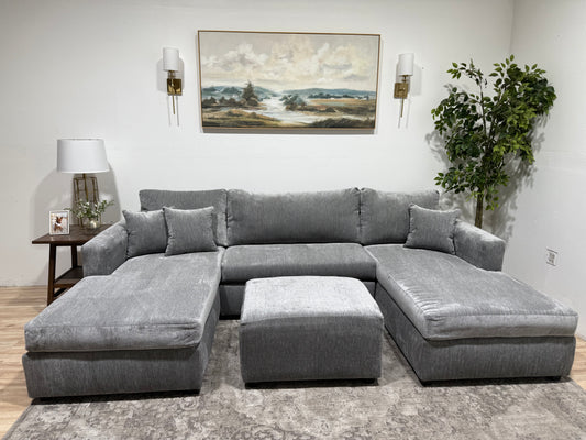 Double Chaise Sectional Sofa