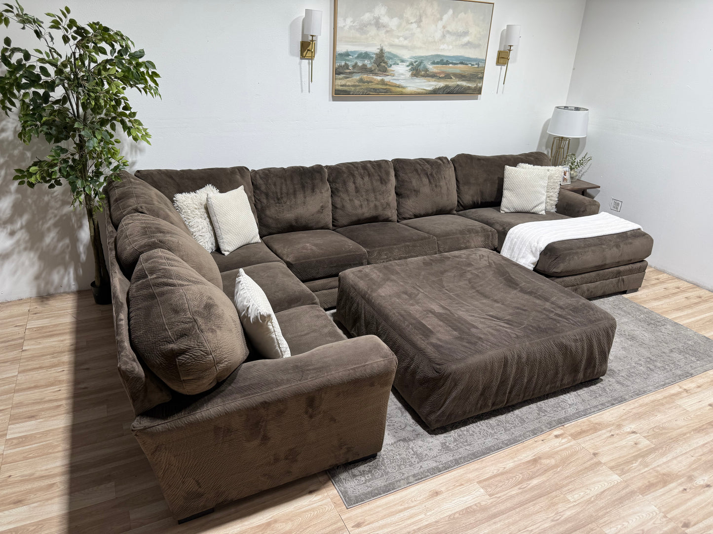 Massive Brown Sectional