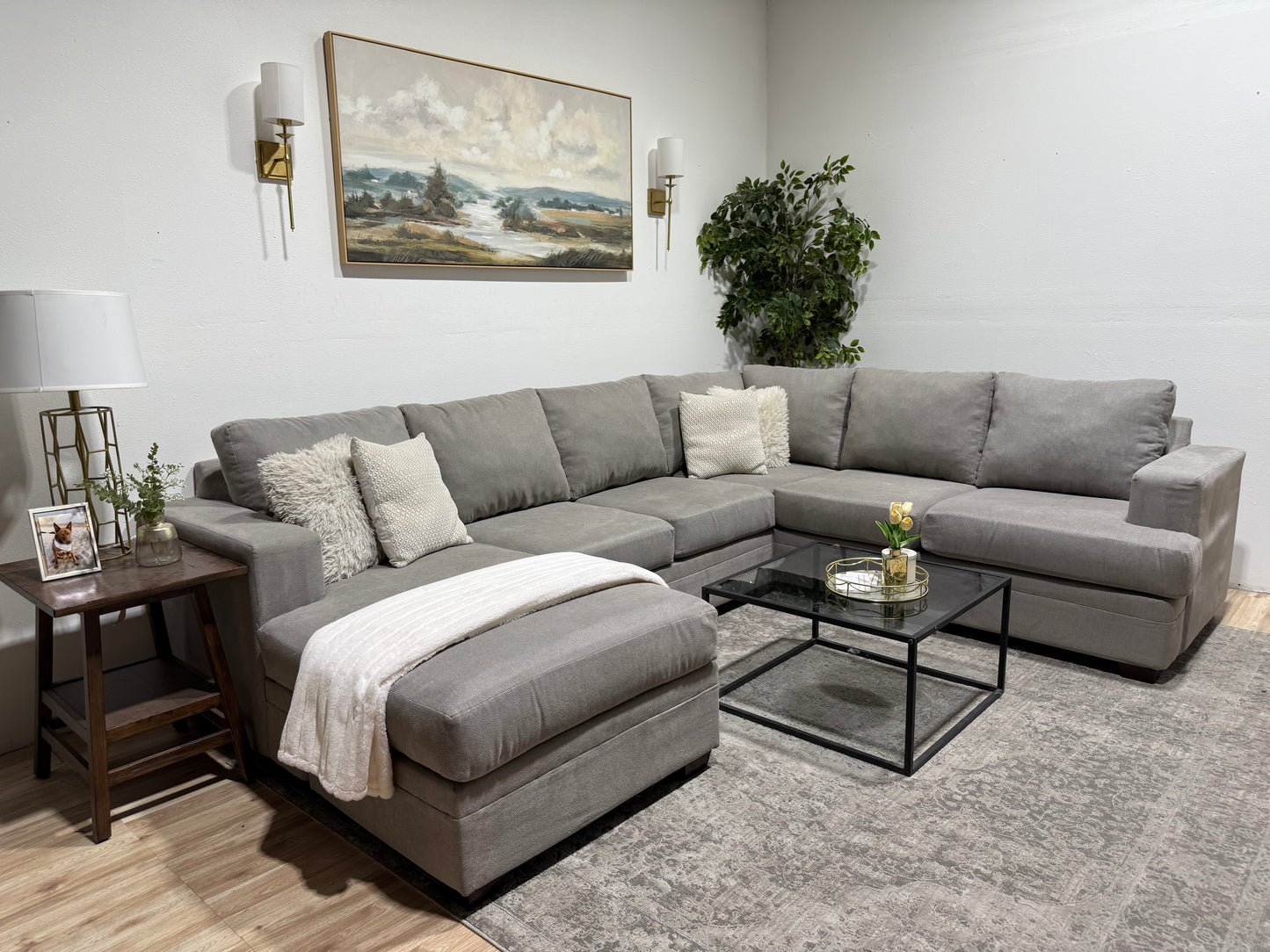 Grey Sectional Couch