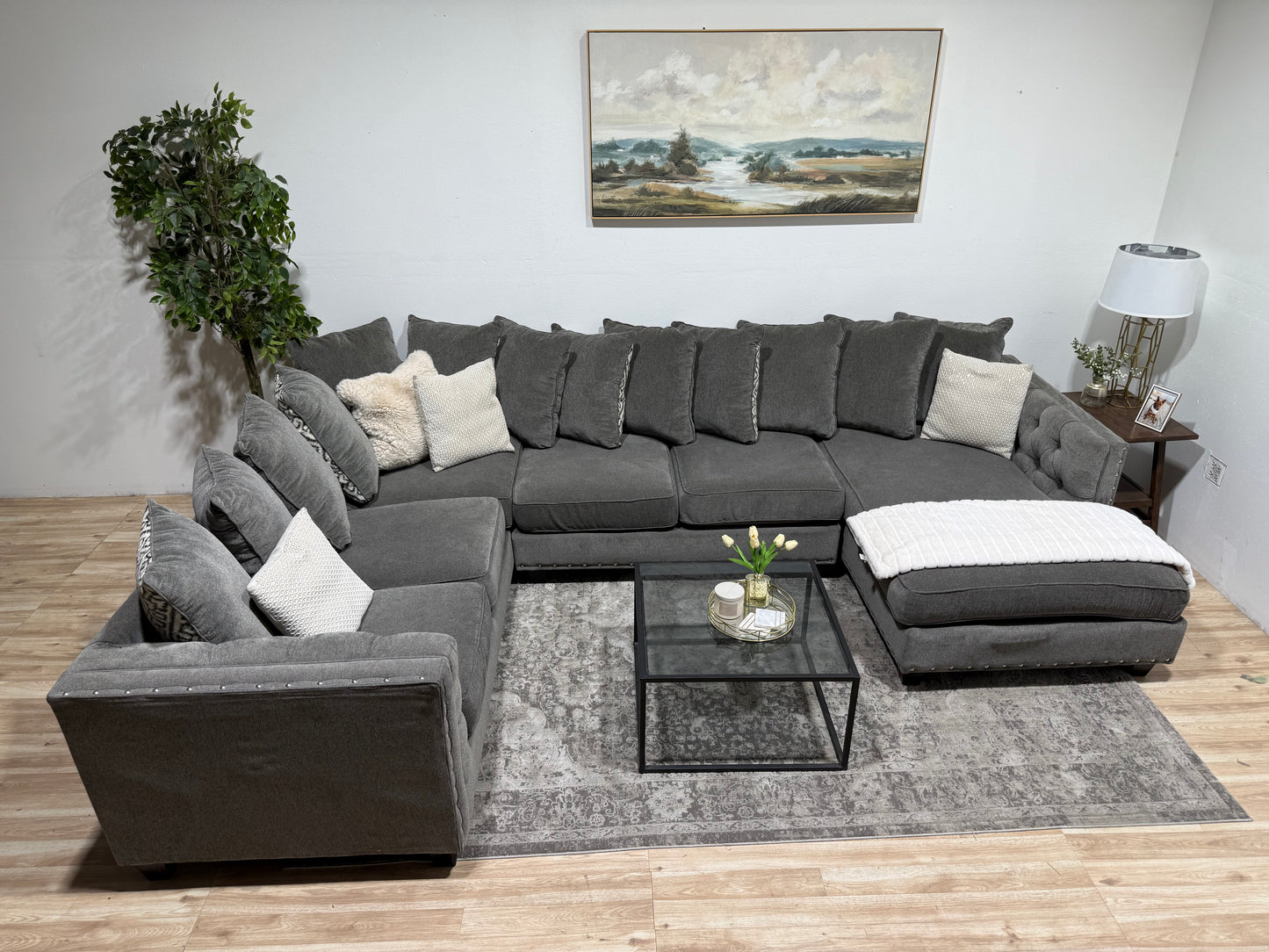 Large Grey Sectional