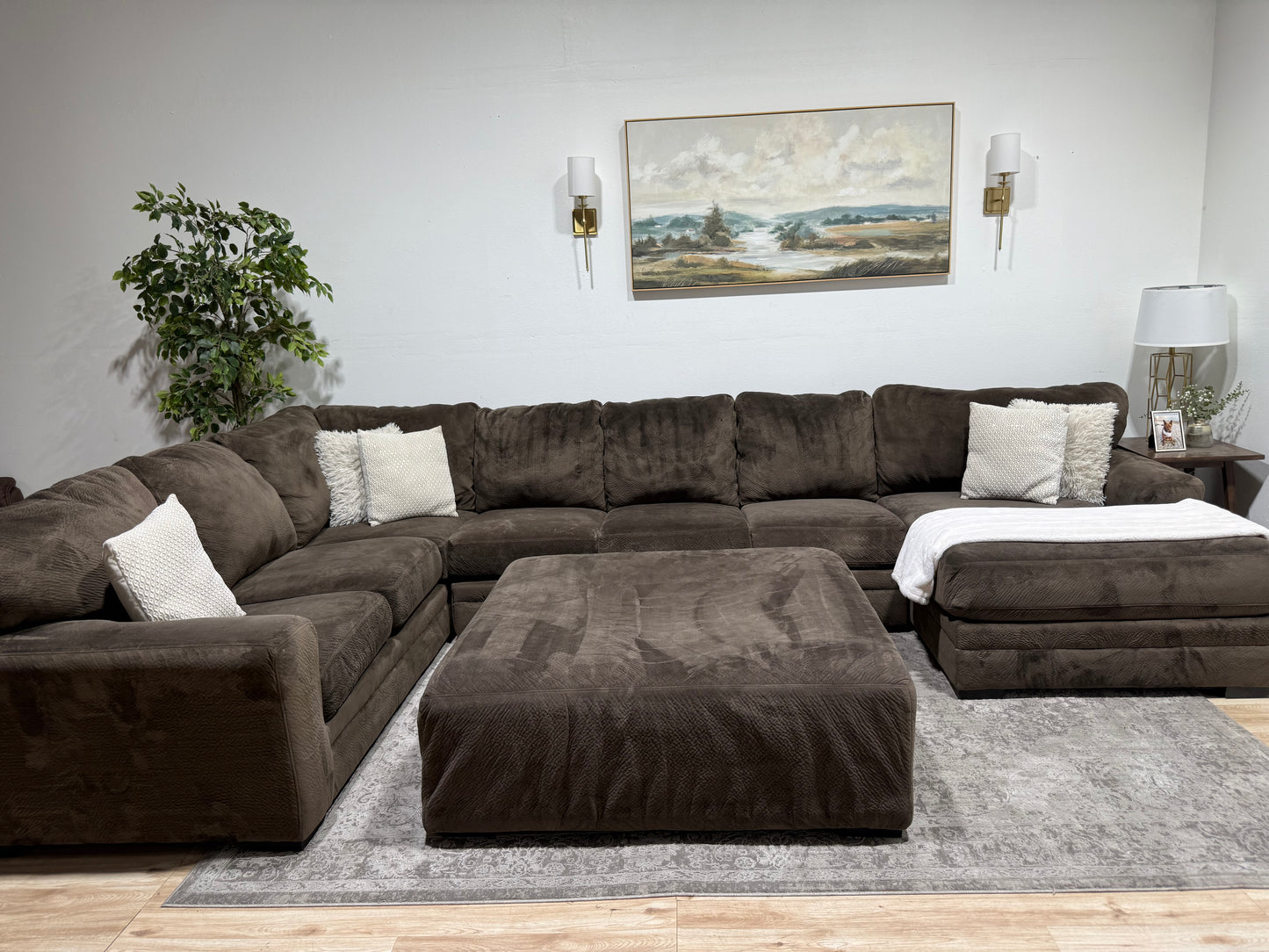 Massive Brown Sectional