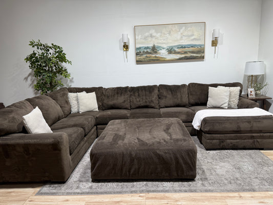 Massive Brown Sectional