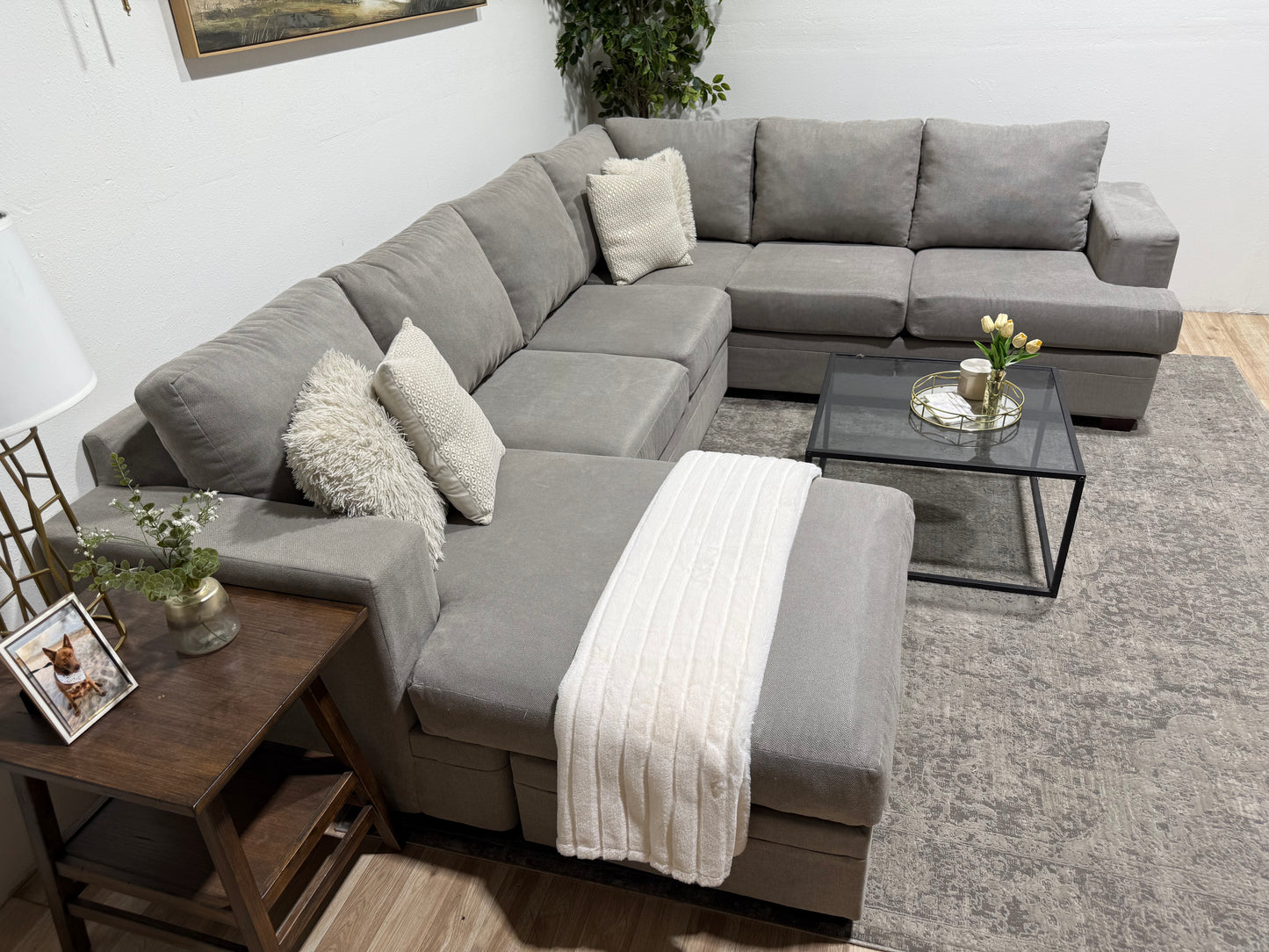 Grey Sectional Couch