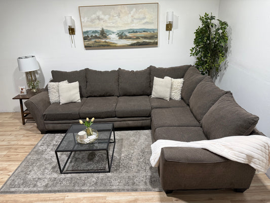 Large Grey L shape Sectional