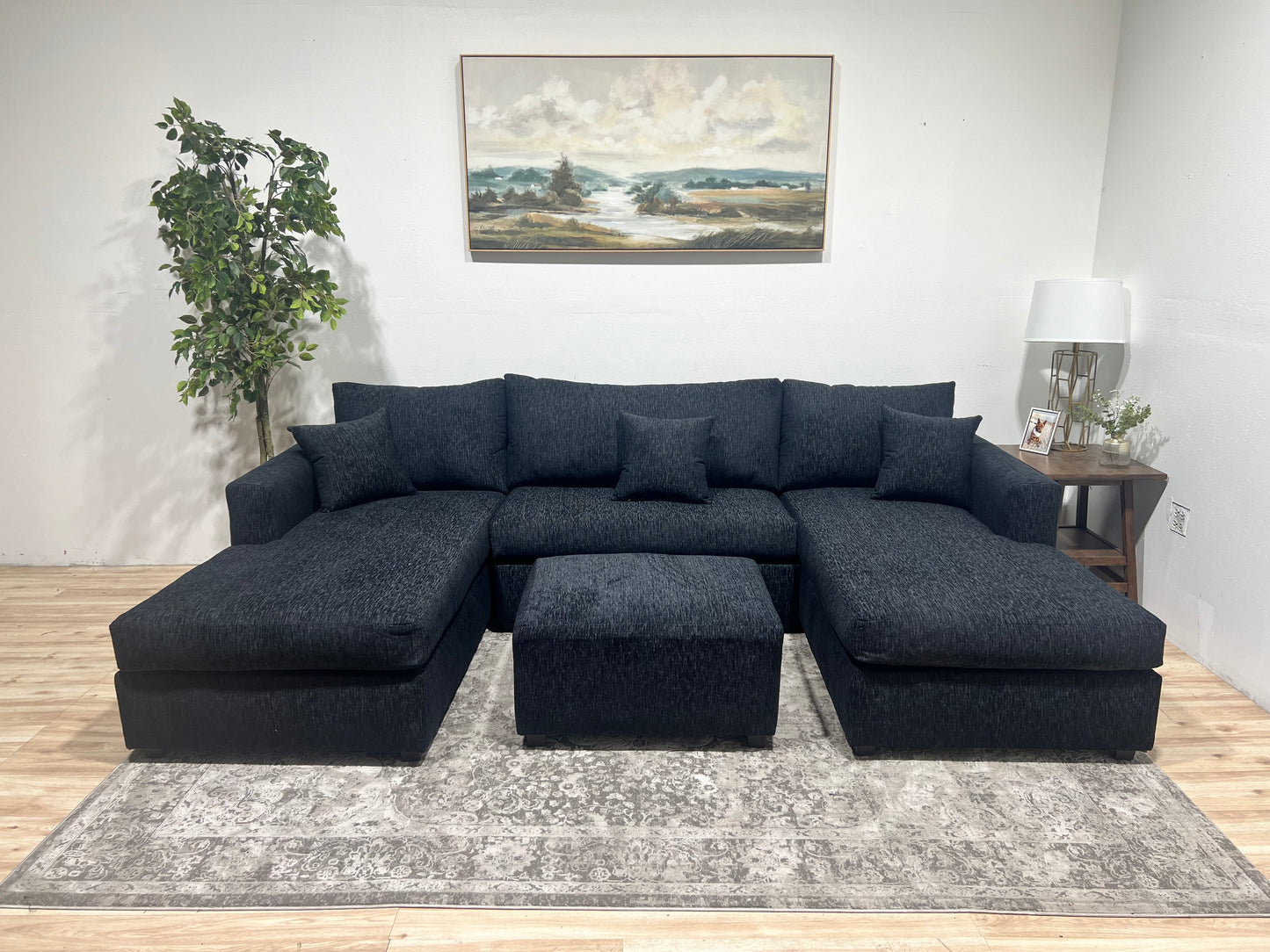 Double Chaise Sectional Sofa