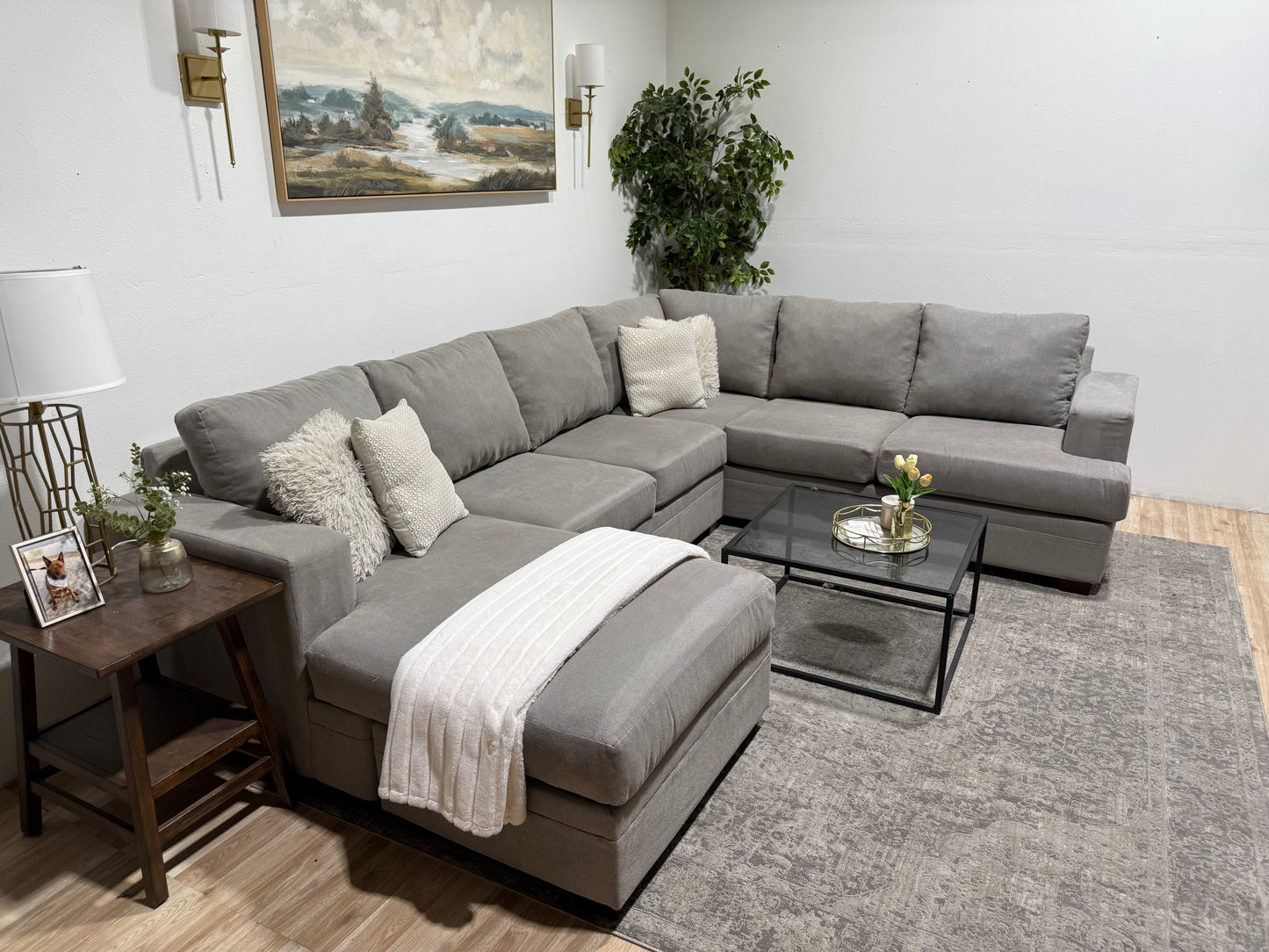 Grey Sectional Couch