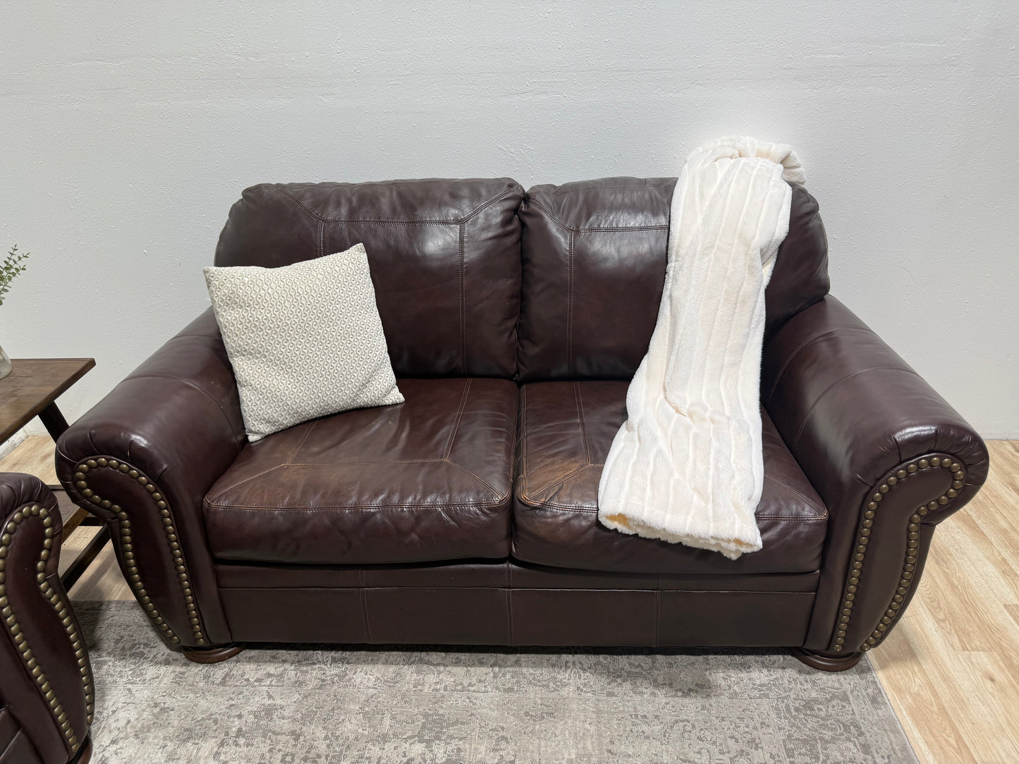 Leather Couch & Love Seat