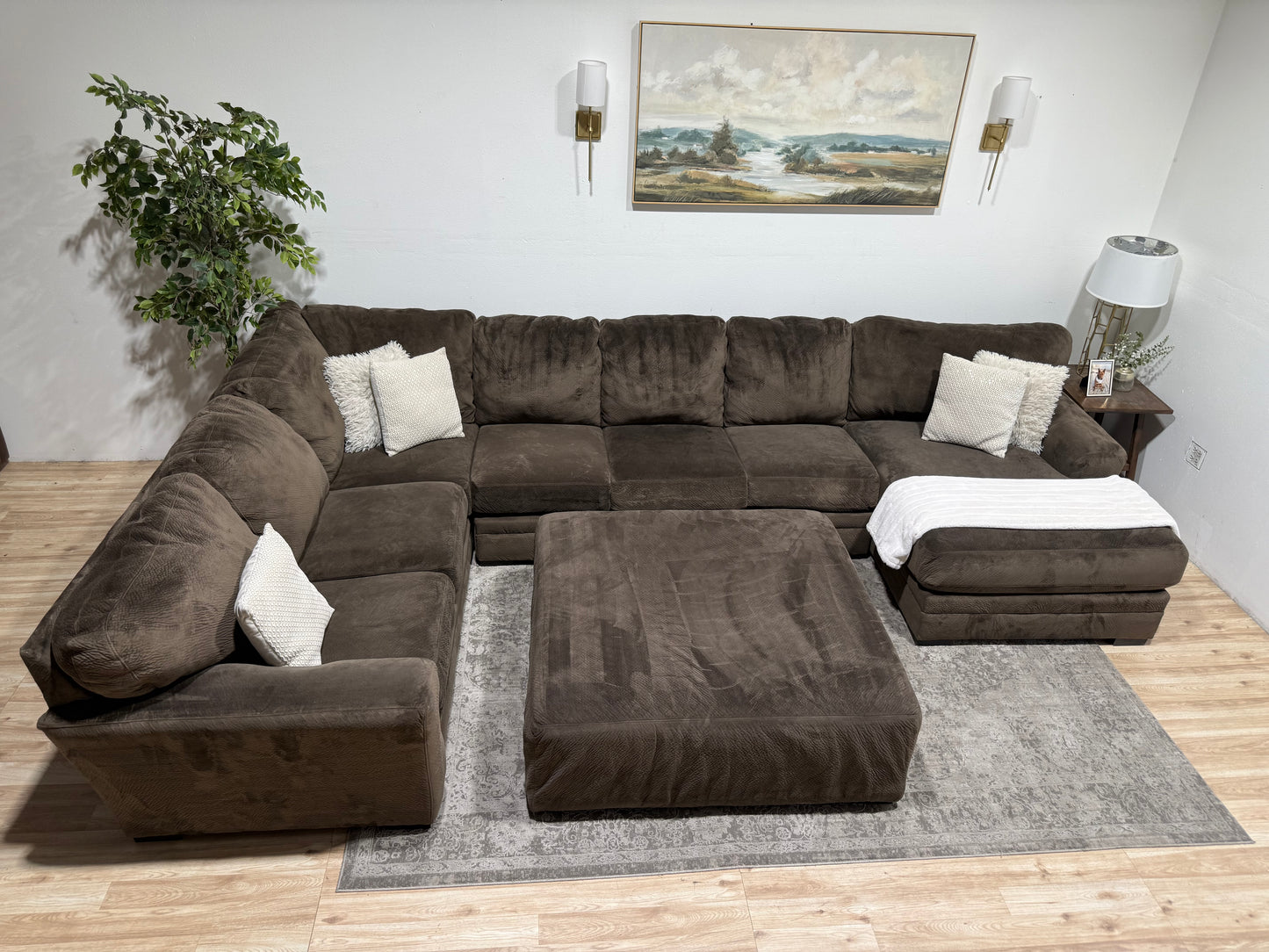 Massive Brown Sectional