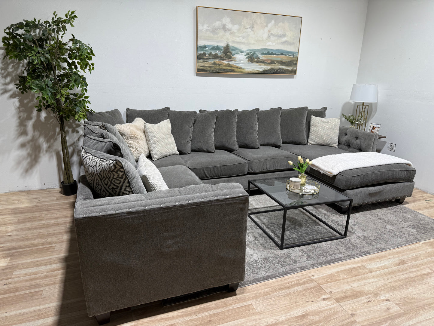 Large Grey Sectional