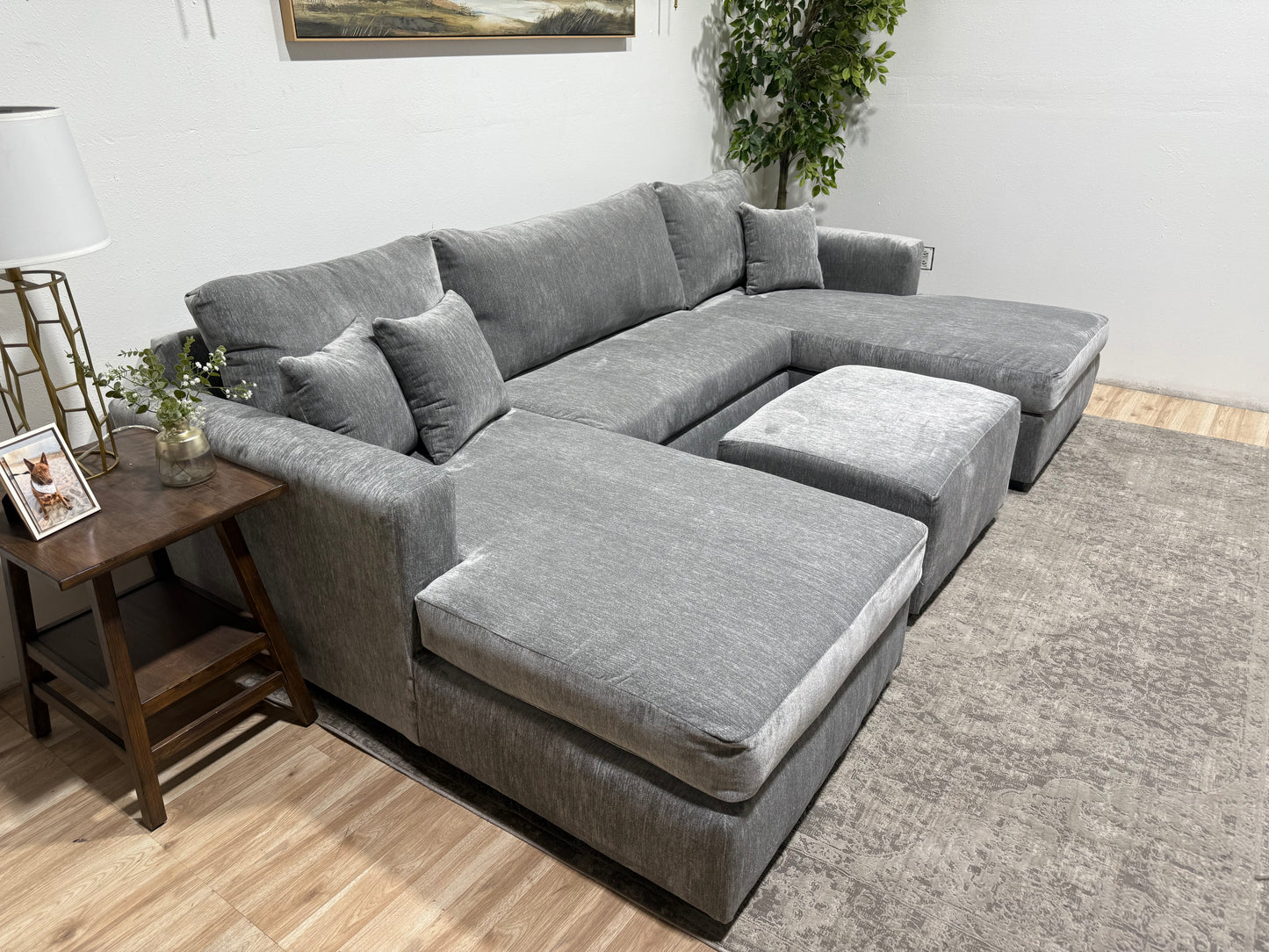 Double Chaise Sectional Sofa